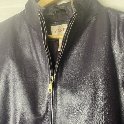 Venezia lila Lederjacke Größe 18W - Bild 5 von 5