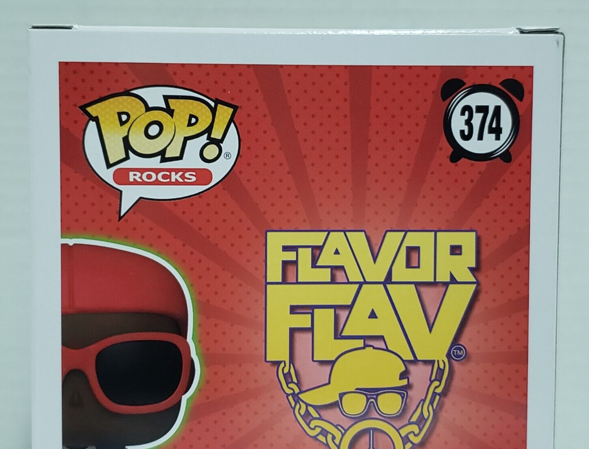 FLAVOR FLAV Public Enemy Funko POP Rocks #374 Collectible Vinyl