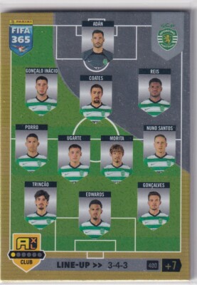 Panini FIFA 365 2023 Karte Nr. 400 Sporting Lissabon Team