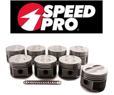 SPEED PRO Forged Coated Flat Top 4vr 4Bbl Pistons Set/8 for Ford 390 V8 FE .030