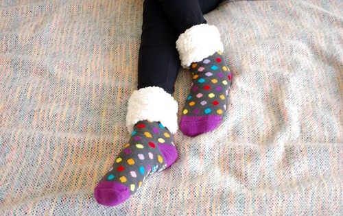Pudus Unisex Classic Slipper Socks - Picture 3 of 8