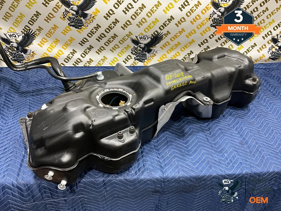 2017-2019 AUDI Q7 GASOLINE FUEL GAS TANK RESERVOIR W/ FILLER NECK OEM - Image 2 of 4