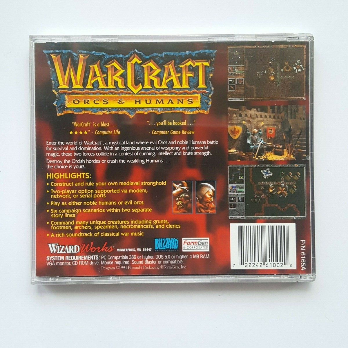 Warcraft: Orcs & Humans IBM PC 3½ (Arcadia, 1994) - El condensador de fluzo