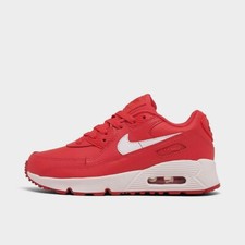 NIB Little Kids' Nike Air Max 90 Casual Shoes DV3608 600 Track Red/White/Red