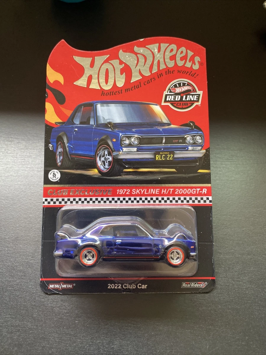 HOT WHEELS EXCLUSIVE 1972 SKYLINE H/T 2000 GT-R (2022 RLC Membership Car)