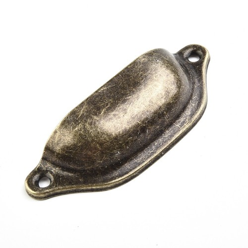 10Pcs.Antique Brass Rustic Cup Pull Cabinet Cupboard/Drawer Door Draw Handles AU - Picture 12 of 24