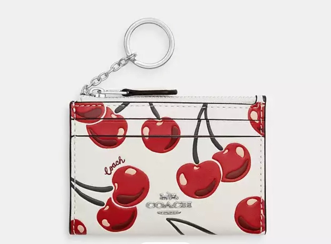 COACH 小物入れ COACH Signature Logo Zip Around Travel Jewelry Case Box