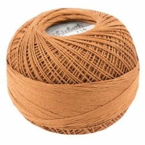 Lizbeth Egyptian Cotton Crochet Thread Size 10 Color 716 Maple Syrup eBay