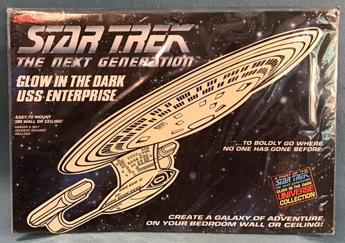 Star Trek: The Next Generation USS Enterprise - Glow in the Dark - 1991 Vintage