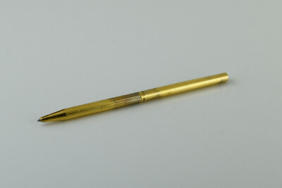 Vntg ST Dupont Classic Vermeil 925 Silver Gold Filled Ballpoint