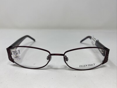 Ellen Tracy VALENCIA AUBERGINE 51-16-135 Full Rim Eyeglasses Frame /Z34