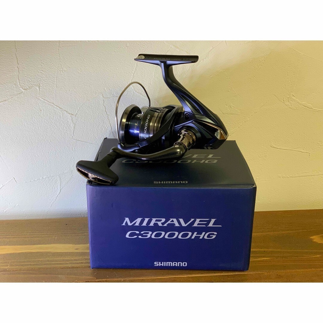 Shimano Miravel Spinning Reel - Blue/Gray (MIRC3000HG) for