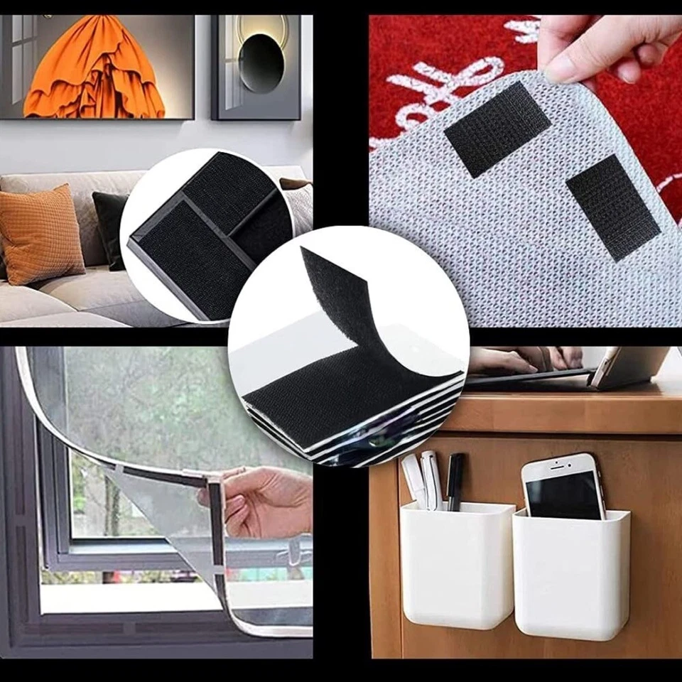 KLETTBAND SELBSTKLEBEND | Hakenband + Flauschband im Set | Klettverschluss stark - Bild 3 von 4