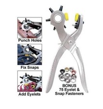 NEW Roto Punch Complete Home Mending Solution As Seen on TV Eyelets and Fastener