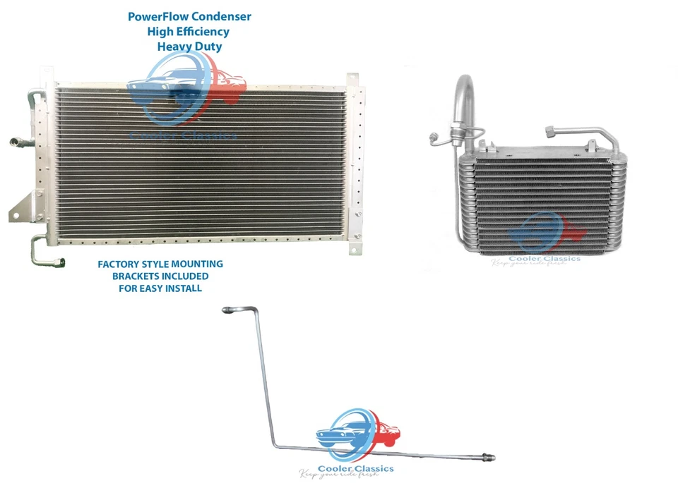 1969 Chevy Chevelle SS Malibu El Camino Laguna AC Condenser Evaporator AC1500PF - Image 1 of 1