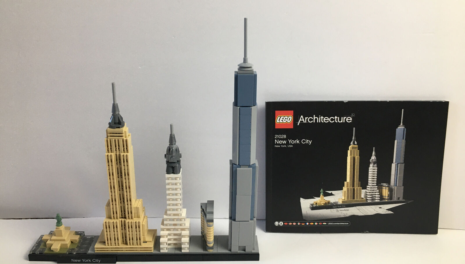 LEGO Architecture New York City NYC Skyline 21028 Model Kit 598 Pieces NO  BOX 673419247160 | eBay