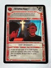 Star Wars CCG Surreptitious Glance Cloud City FS Eligible Dollar Rare