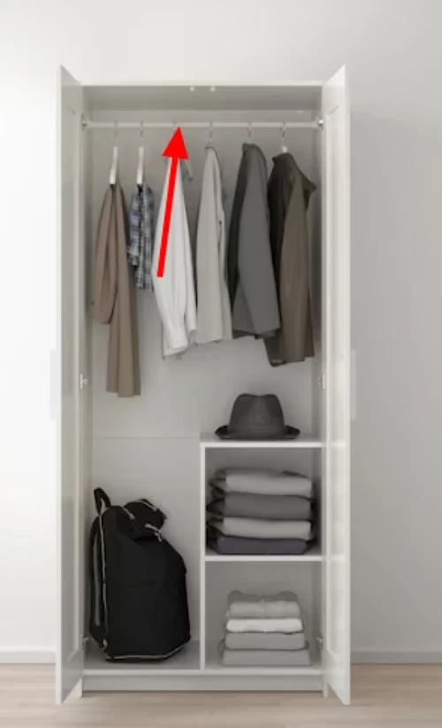 Ikea brimnes wardrobe with outlet 3 doors white