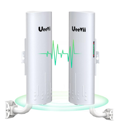 Wireless Bridge CPE Gigabit 1Gbps PTP/ PTMPT WiFi Ethernet Extender 3KM 1200Mbps