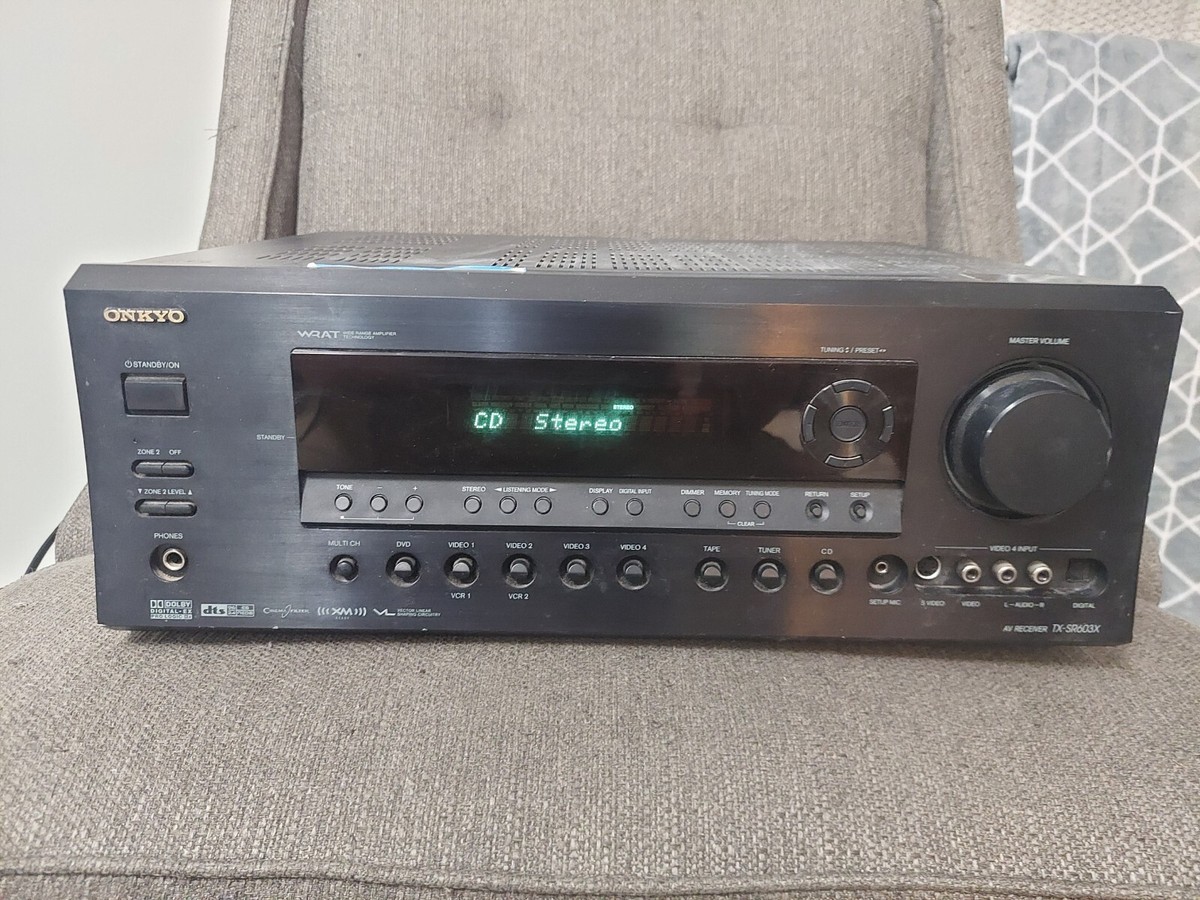 Onkyo TX-SR603X AMP 7-Channel Home Theater Receiver Dolby No