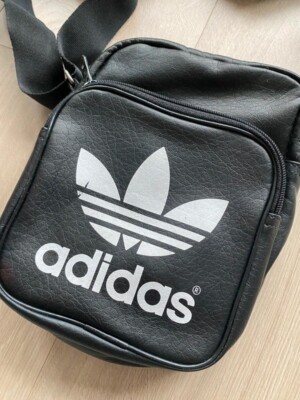 Adidas Originals Unisex Mini Messenger Bag Black Trefoil