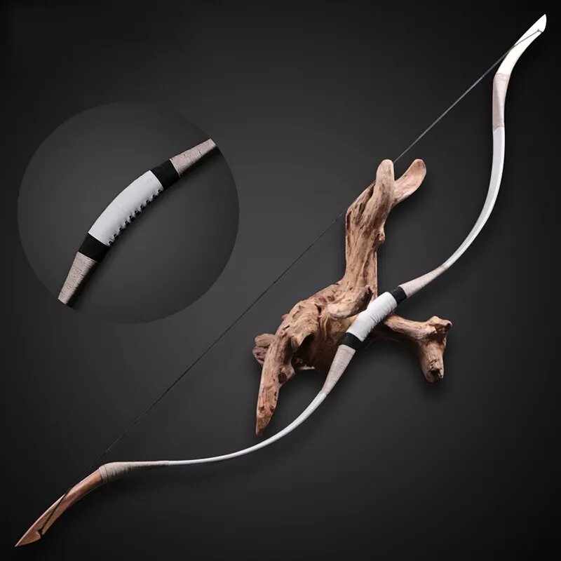 30-70lbs Cowhide Traditional Archery Recurve Bow Hunting Mongolian Horse Bow  | eBay
