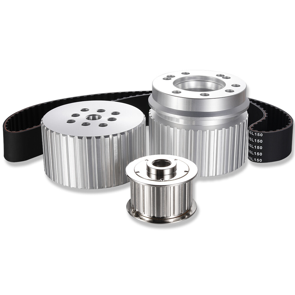 For SBC Chevy 283 305 327 350 LWP Billet Aluminum Gilmer Belt Drive