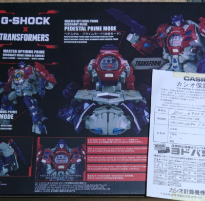 G-Shock x Transformers Master Optimus Prime DW-6900TF-SET Resonant