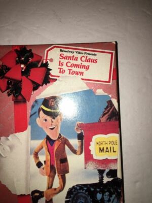 Santa Claus is Coming to Town(1989,VHS) Mickey Rooney,Fred Astaire