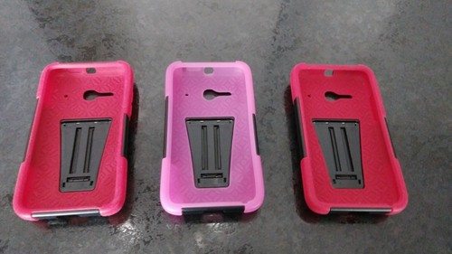 Lot Of 3 Alcatel OneTouch PIXI Pulsar Smartphones Includes Chargers & Cases USED - Picture 7 of 12