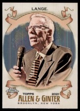 2021 Topps Allen & Ginter Chrome Refractors Mike Lange #270