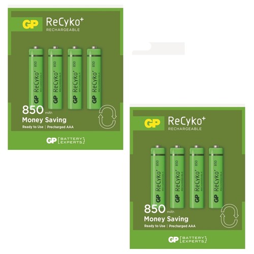 Batterie Pile Ricaricabili NiMH Batteria AAA 1.2 V ReCyKo+ 800 - Foto 7