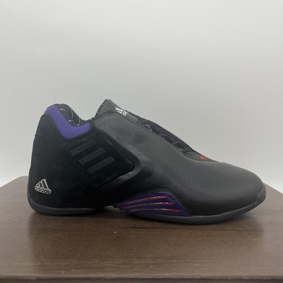 Adidas TMAC 3 Restomod Raptors Black Purple Basketball Shoe GY2394 Men Size 12
