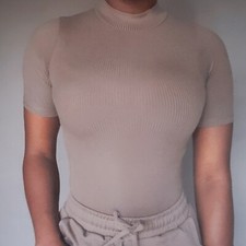 Mock neck bodysuit