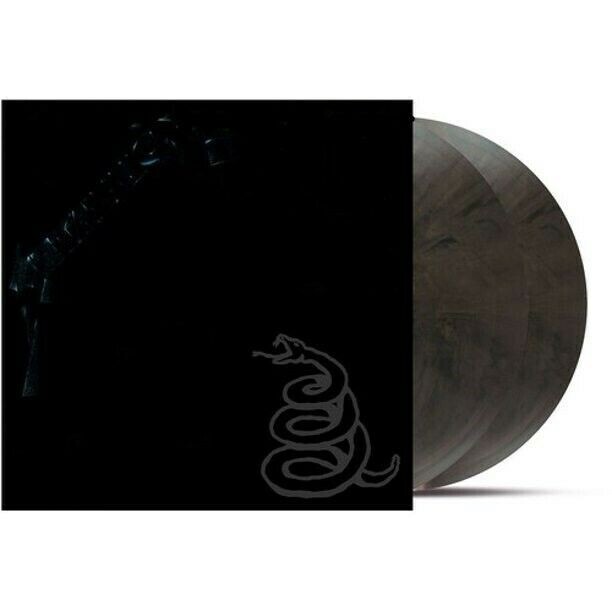 METALLICA BLACK ALBUM 180 2X VINYL NEW! LIMITED BLACKER MARBLED LP