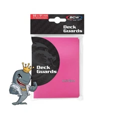 2X (100 Total) BCW Gaming Deck Guard Matte Pink 50ct Pack MTG TCG FREE SHIP