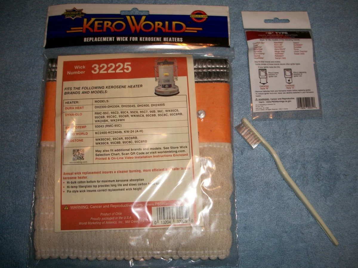 DYNA GLO- RMC-95C SERIES C2,C4,C6,C7,C8 KEROSENE HEATER WICK/IGNITER/BRUSH/GUIDE  | eBay