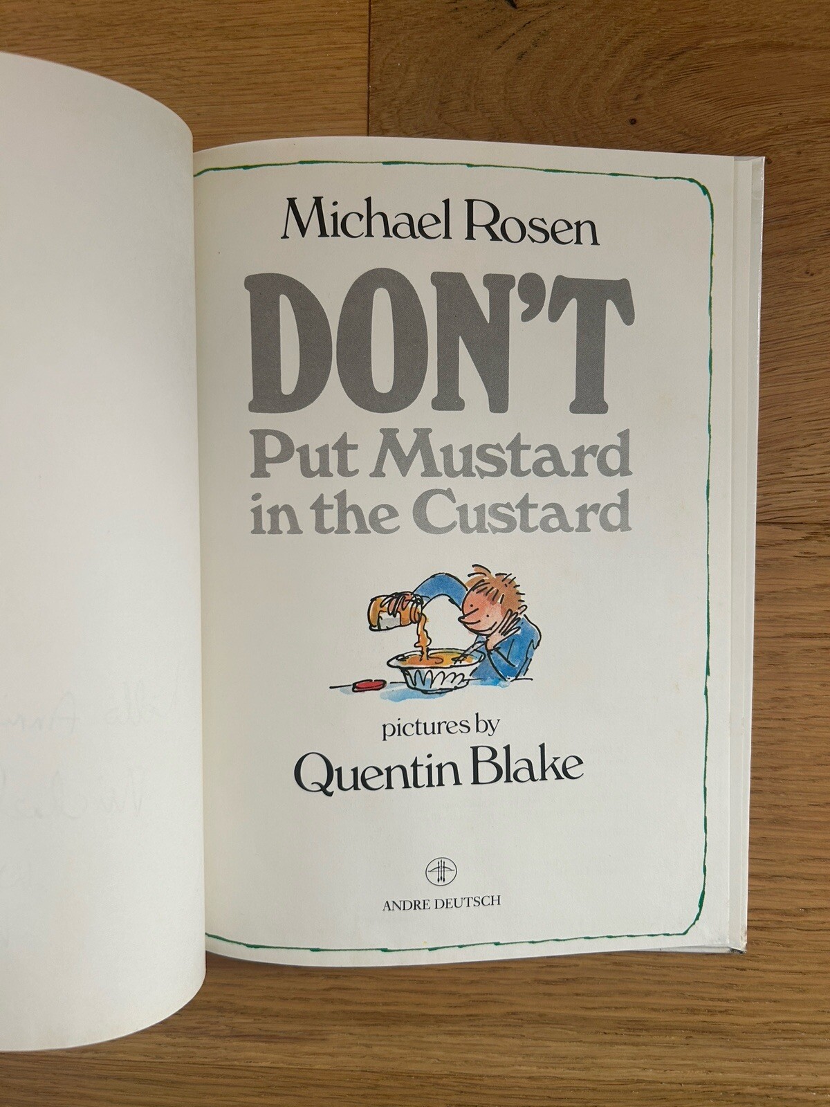 Don't Put Mustard in the Custard by Michael Rosen (Paperback, 1985) for
