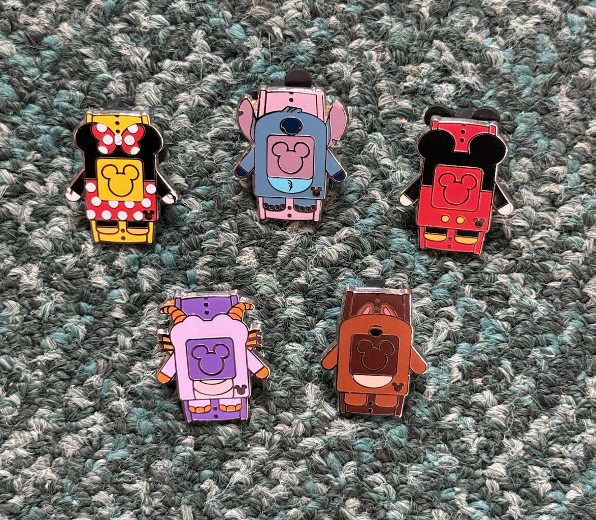 DISNEY PIN HIDDEN MICKEY STITCH CHIP FIGMENT FROM WDW MAGIC BANDS