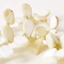 Wedding White Trade Beads Czech