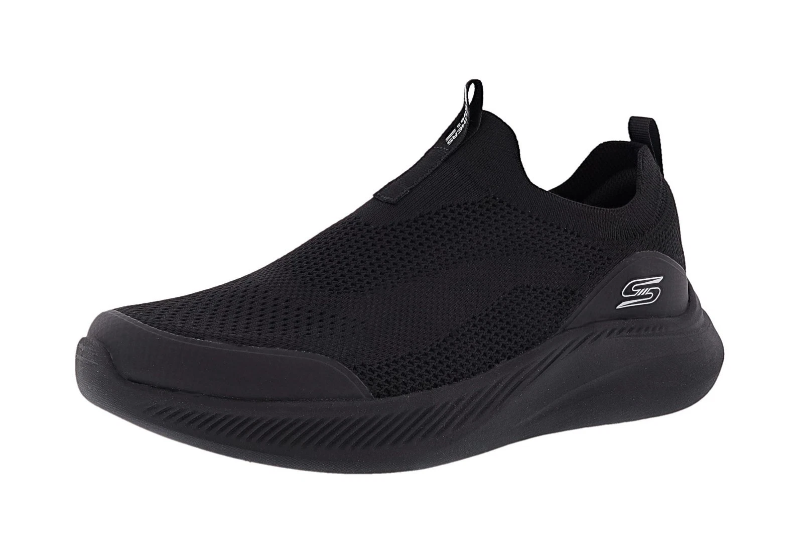 SKECHERS MEN'S BOBS MODA FLEX- BROAD ACRE 118156/BBK WALKING SHOES
