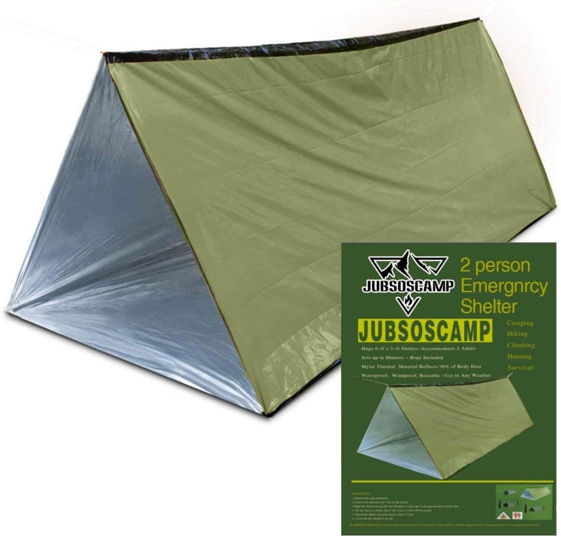 JUBSOSCAMP PCS Emergency Tent Polyester Film Storm Shelter