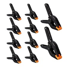 10 Packs of 3.4 inch Professional 3.5 x 2.8 x 0.72 inch, Black and Orange