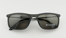 COLUMBIA C554S 023 Men's Matte Grey Sunglasses, Smoke Lens 60-19-150 - NWT $200