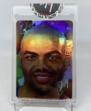 CHARLES BARKLEY KEVIN JOHNSON ARTIST KM HAMILTON Hand Sign AUTO 1/1  REFRACTOR