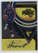 2020-21 Panini Flux Ultraviolet Signatures Chuma Okeke #UV-CHU Auto 6l7