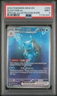 Blastoise EX 200/165 PSA 9 ENGLISH  151 Pokemon Card Game