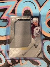 Cale Makar Banner Year 2021-22 Upper Deck SP Game Used Colorado Avalanche (CH)
