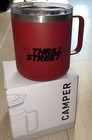 H2go Insulated Stainless Steel Thermal Camper Mug 12oz Red Nissian Thrill Street