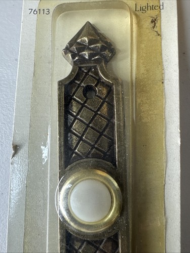 Vintage Angelo Push Button Doorbell Lighted 76113 For 6-16 Volt Operations 1996 - Picture 3 of 6